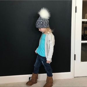 Colored Organics oatmeal cardigan